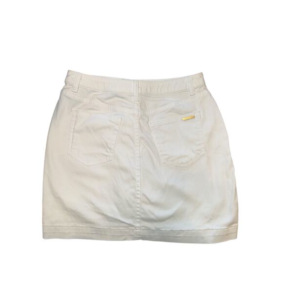 Michael Kors White mini skirt | sailor buttons | nautical | preppy chic | size 8 - Picture 2 of 7